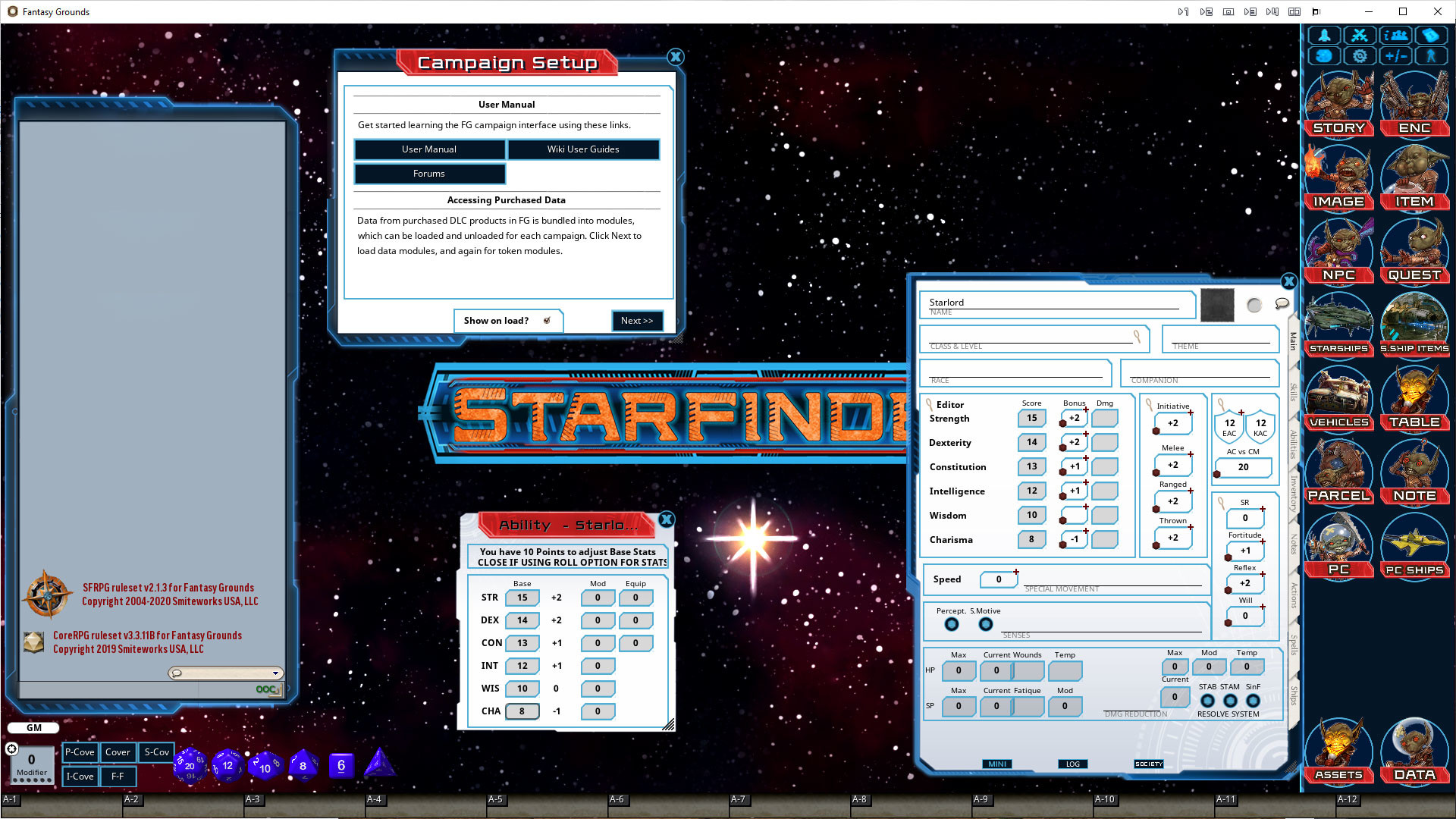 Fantasy Grounds Unity Demo