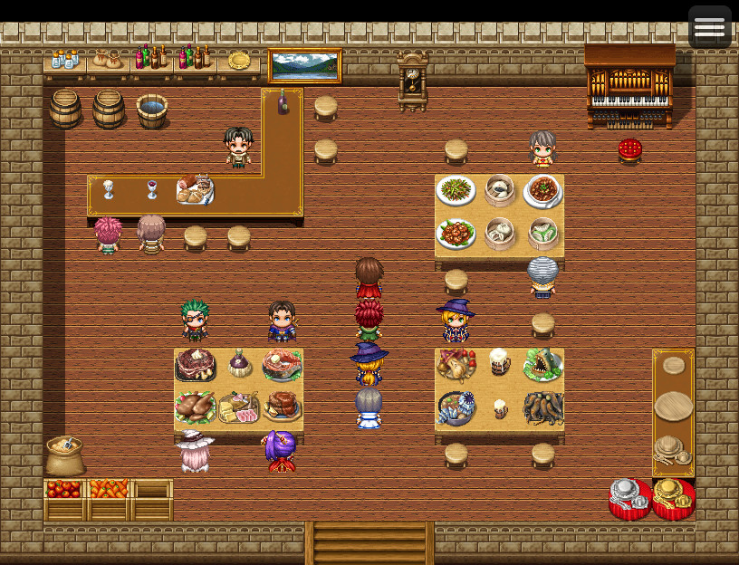 RPG Maker MV - Meal Time Tileset - Fantasy Edition