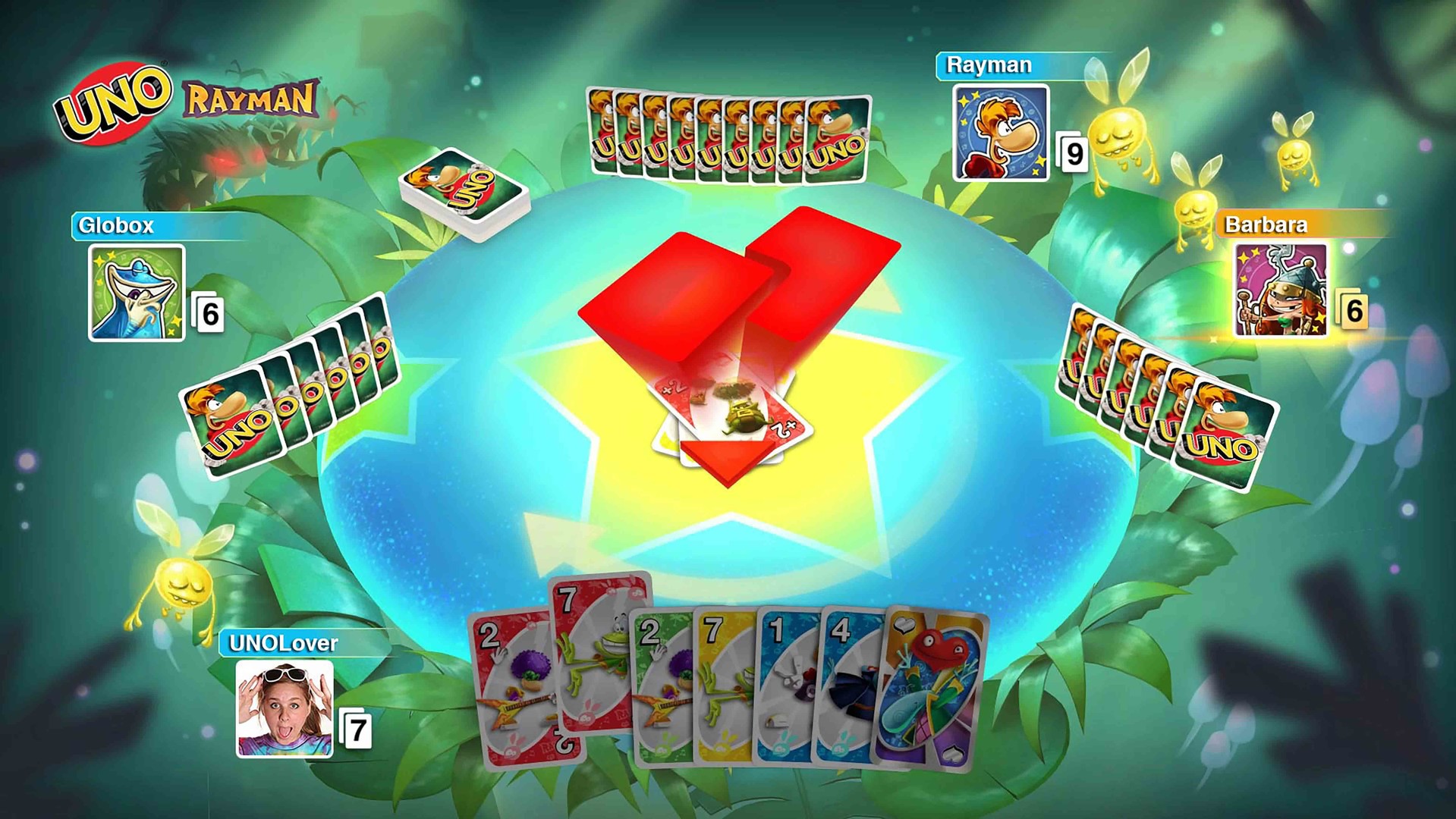 Uno - Rayman Theme Cards