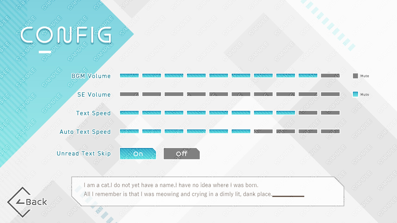 Tyrano Builder - Visual Novel GUI Pack #1  [kopanda UI]